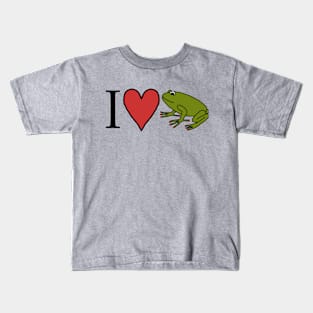 I Love My Cute Frog Kids T-Shirt